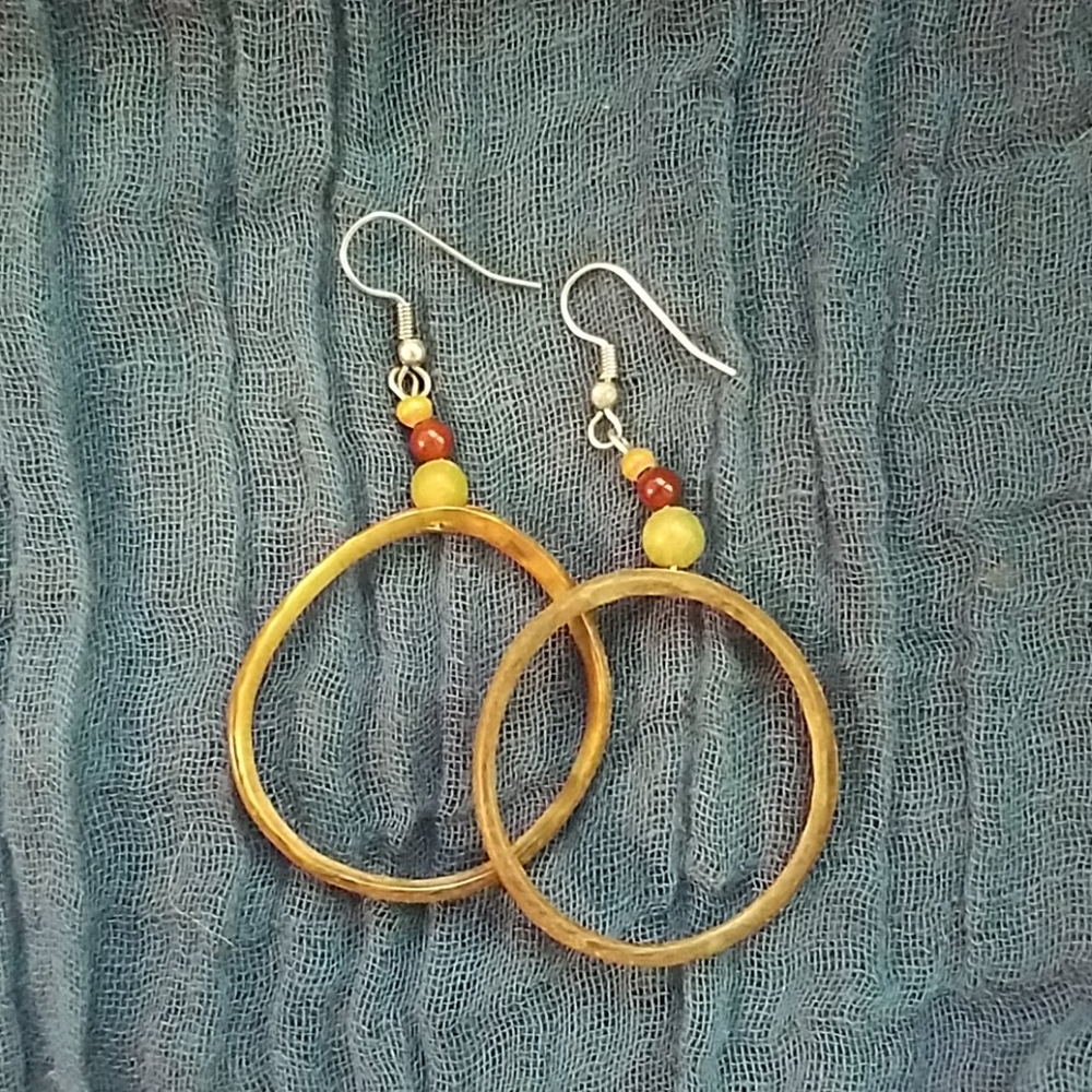 Handmade Horn Earrings